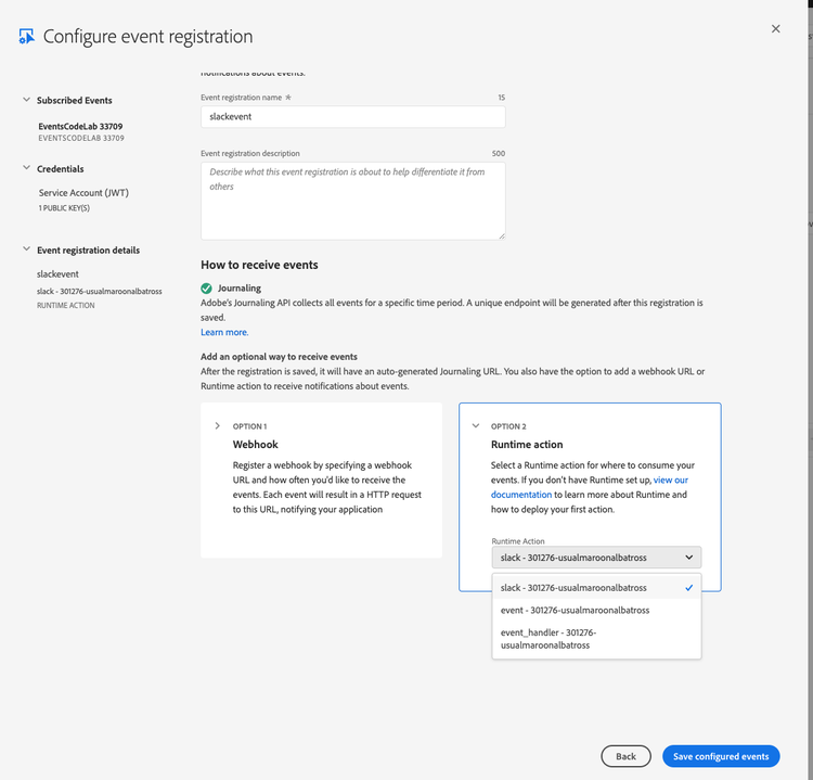 slack webhook