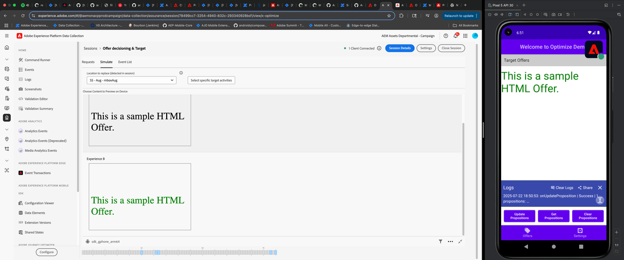 assurance simulate device