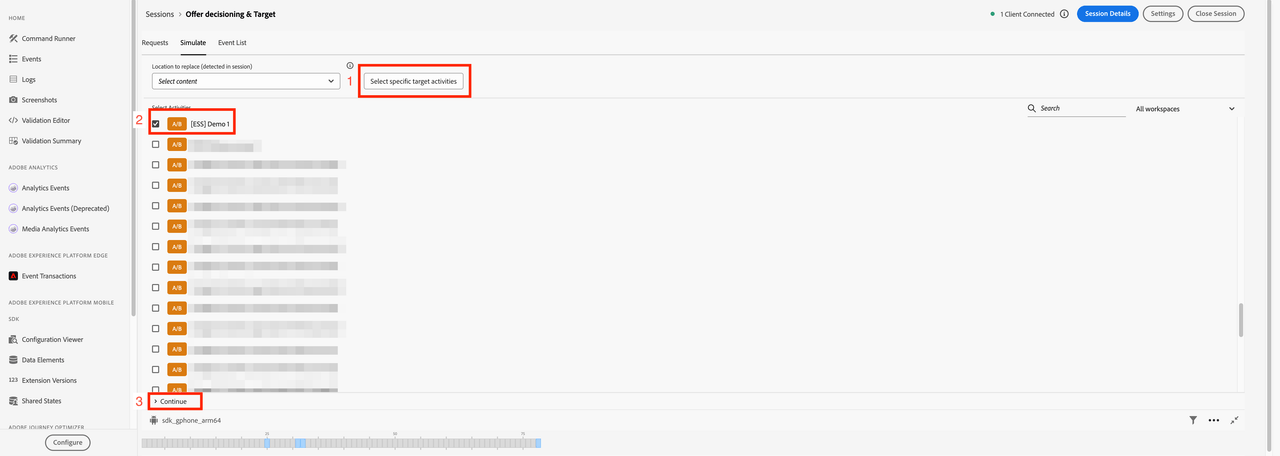 assurance simulate specific