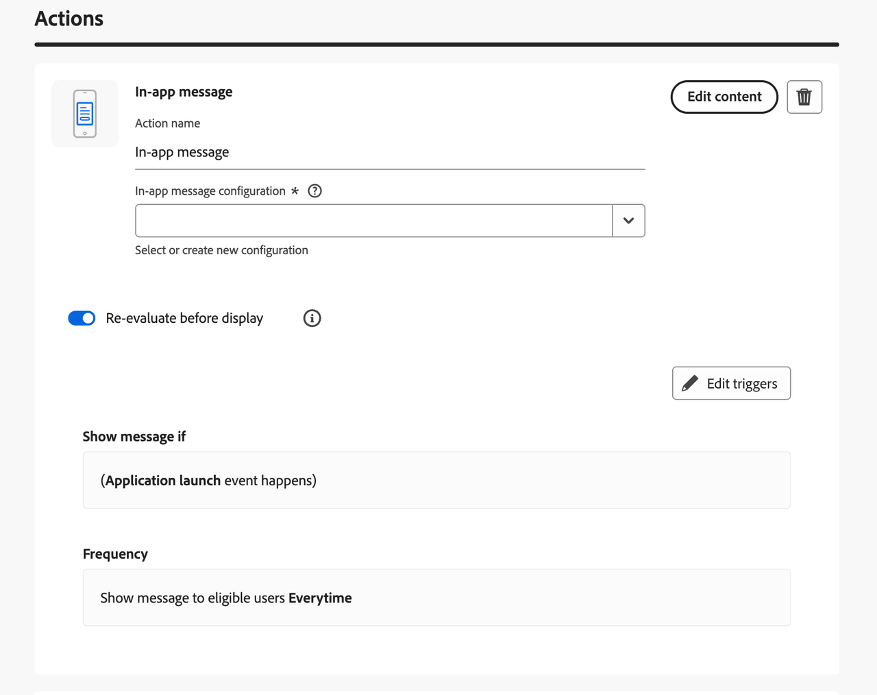 Re-evaluate before display toggle