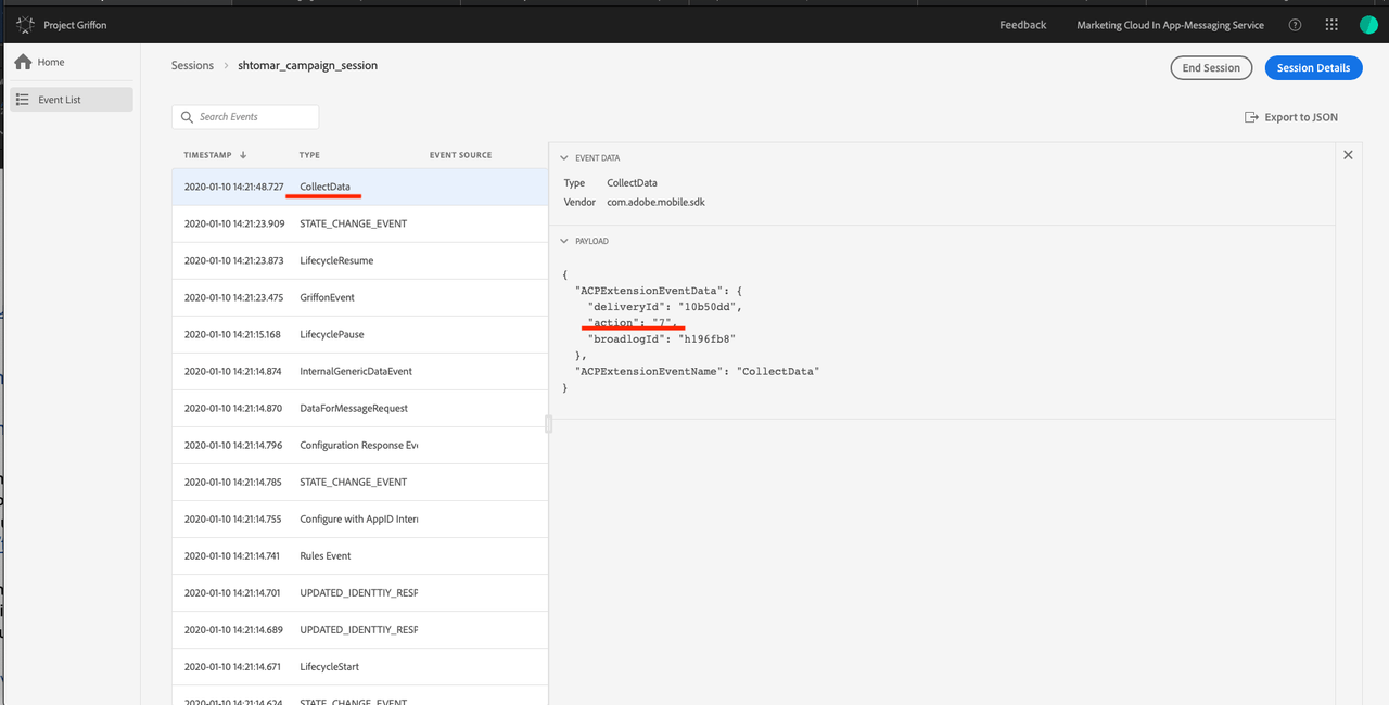 Impression event tracking