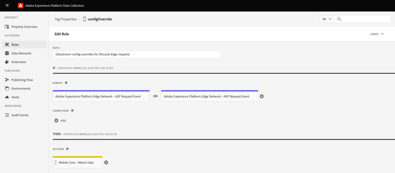 File Rules configuration
