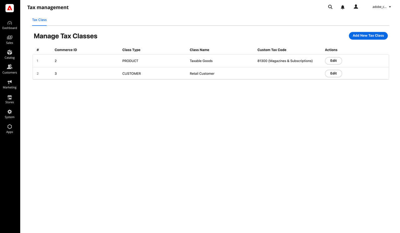 Tax Management UI