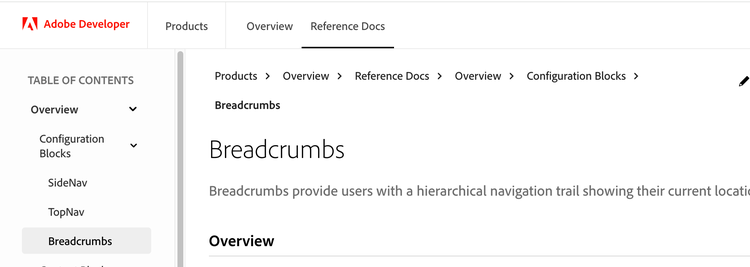 breadcrumb