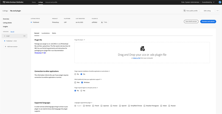 Screenshot of a form where you can upload a .ccx or .xdx file