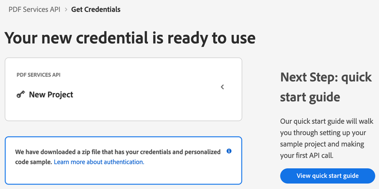 Credentials