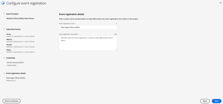 Set up credentials