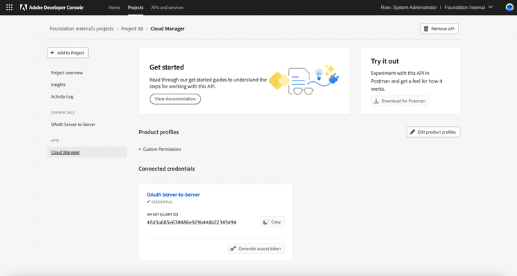 Generate Access Token