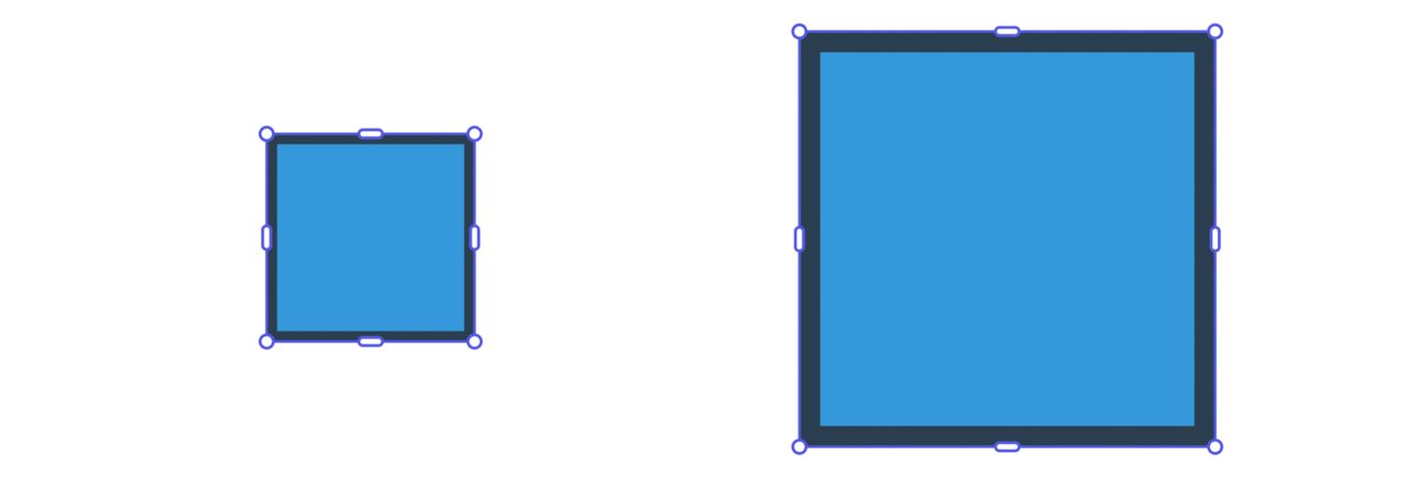 Rescale with Styled Elements
