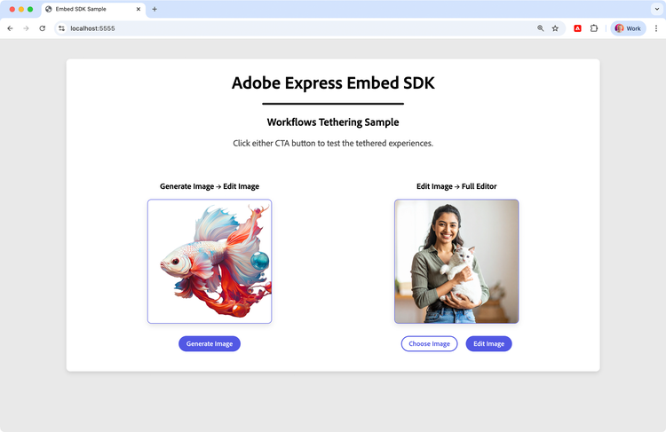 Workflow Tethering - Edit Image publishing