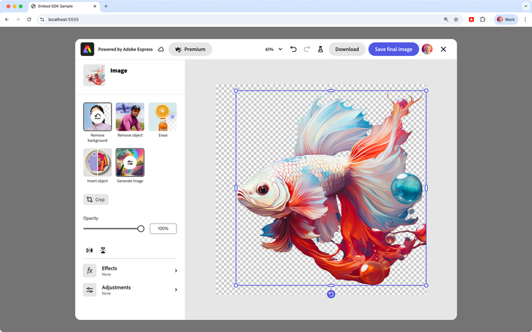 Workflow Tethering - Edit Image editing