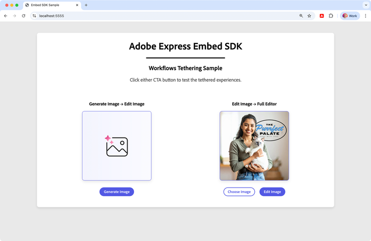 Workflow Tethering - Dual publishing
