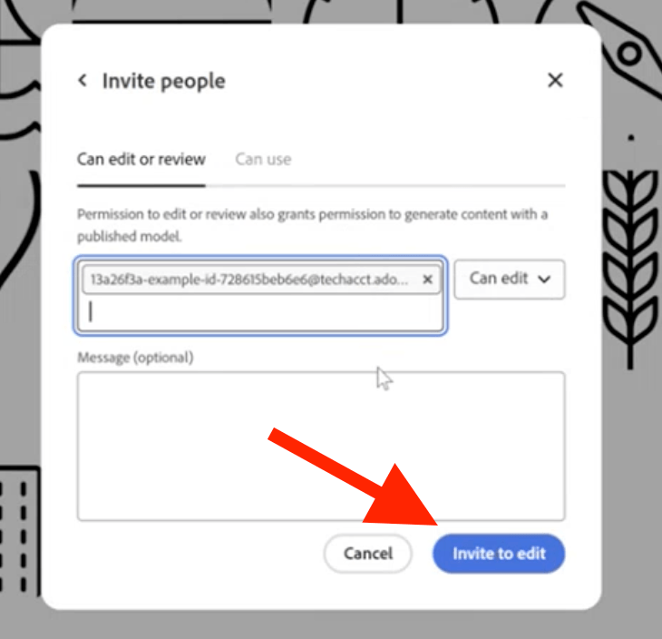 Invite to edit screenshot