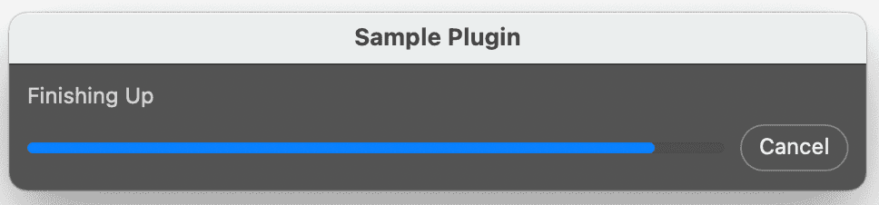 progress bar