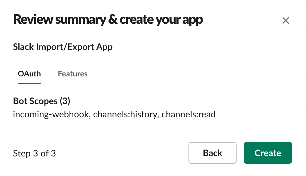 Review Slack App