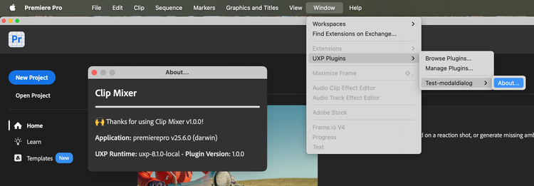 Commands with Modal Dialogs