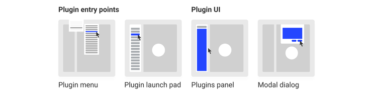 Plugin entry points and UI