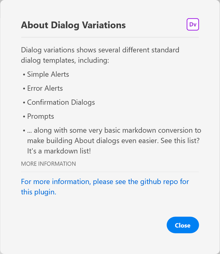 Windows Dialog Example